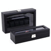 Woven Pattern PU Leather Watch Box Jewelry Storage Display Box, Colour: 6 Bits