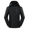 Men Winter Fleece Windproof Warm Jacket Outdoor Waterproof Breathable Mountaineering Clothing, Size: XXL(Black)