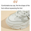 K819 Spring Wear-resistant Sports Shoes Non-slip Breathable Casual Shoes, Size: 35(White)