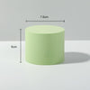 7.6 x 6cm Cylinder Geometric Cube Solid Color Photography Photo Background Table Shooting Foam Props (Green)