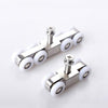 Stainless Steel Sliding Door Hanging Wheel Silent Smooth And Wear-Resistant Sliding Door Pulley Nylon Hanging Rail, Specification:8 Wheels