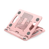 Foldable Laptop Desktop Heightening Cooling Bracket(Pink)