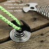 5 PCS Multifunctional Outdoor Camping Fishbone Nail Spring Hook Wind Rope Buckle(Stainless Steel)