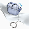 For Apple Beats Studio Buds / Buds+ Headphones Shape Clear Acrylic Headset Protective Case(Blue)