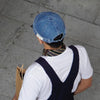 GEGEEN DOMOG Cowboy Landlord Hat Literary Melon Cap Retro Sailor Hat(Denim Blue)