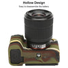 For Sony ILCE-7CM2 / A7C II / A7CR Litchi Texture Soft Silicone Protective Case(Camouflage)