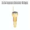 165-185 Degree Car Fan Thermostat Temperature Switch Electric Engine Cooling Fan Thermostat Switch