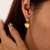 OPK KE791 Love 1pair Vintage Temperament Geometric Earrings