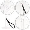 Portable T-shaped Acrylic Wrist Yarn Holder, Style: Small(Transparent)