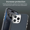 For iPhone 15 Pro Carbon Fiber Series IMD Phone Case(Blue)