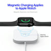 DUZZONA W7 3 In 1 Magnetic Wireless Charger(White)