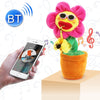 Sunflower Sax Style Bluetooth Plush Children Adult Toy ,Support USB Charging & Battery(Red)