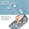 2 PCS Waterproof Make Up Bag Travel Organizer for Toiletries Kit(Navy dot)