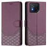 For Asus ROG Phone 8 / 8 Pro Honeycomb Embossing RFID Leather Phone Case(Violet)