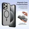 For iPhone 15 Pro Max DUX DUCIS Lawa Series 2 in 1 Wallet Zipper Detachable MagSafe Phone Case with Lanyard(Black)