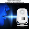 Smart Wireless Doorbell with Custom Voice Message & Motion Sensor