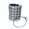 Bicycle Basket Cloth Hanging Basket Folding Bicycle Basket(Beige Square)