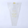 Flower Packaging Bag Trapezoid Bag Dried Flower Bag(White)