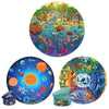 MiDeer Children Educational Early Education Paper Picture Puzzle Toy 150 PCS / Set(Day and Night)