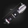 Outdoor Window Breaking Escape Safety Hammer Emergency Flashlight(Black White)