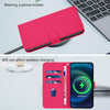 For Samsung Galaxy A26 5G Skin Feel Solid Color Leather Phone Case with Lanyard(Rose Red)