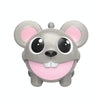 JJR/C V12 Mouse Shape Automatic Mode Bubble Machine, Version:Charging(Grey)