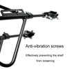 Bicycle Rear Rack Mountain Bike Aluminum Tail Rack With Carrier, Size: Semi Quick Release(Black)