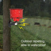 Solar Animal Repeller with Recording & Light (Yellow)