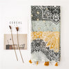180 X 85cm  Women Cotton And Linen Scarf Retro Splicing Bohemian Printed Silk Shawl SL1909-009