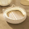 Cotton Rope Cat & Dog Bed, 25cm, White