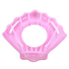 Shell Shape Inflatable Swimming Ring Lifesaving Ring Axillary Ring, Size: M,80x90cm(Pink)