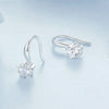 S925 Sterling Silver Star Zircon Female Earrings(BSE1028)