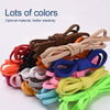 1 Pair Elastic Metal Buckle without Tying Shoelaces(Light Pink)
