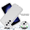 For Samsung Galaxy S23 FE 5G Shockproof Clear Gradient PC + TPU Phone Case(Black)