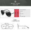 Men Oversized Aviation Metal Frame Spring Temple Polarized Sunglasses Male  Pilot Male Driving Sun Glasses(Silver Frame)