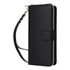 For Samsung Galaxy S23+ 5G Nine-card Slots Zipper Wallet Bag Leather Phone Case(Black)