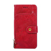 For alcatel 1B 2022 Zipper Bag Leather Phone Case(Red)