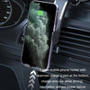 Car Suction Cup Dashboard Automatic Lock Mobile Phone Holder, Style: Black Telescopic