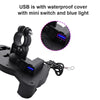 Motorcycle Sunshade Rainproof Mobile Phone Holder, Shape: Charging Handlebar Holder 5V-3.1A