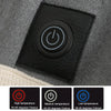 USB Smart Electric Heating Warming Thickened Hooded Sweatshirt, Size: 3XL(Black)