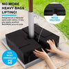 Outdoor Square Umbrella Support Frame Fixed Billboard Windproof Sandbag Stability Bag(Black)