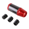 Universal Car Carbon Fiber Metal Gear Shift Knob (Red)
