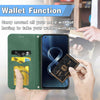 For Asus Zenfone 8 ZS590KS Retro Skin Feel Business Magnetic Horizontal Flip Leather Case with Holder & Card Slots & Wallet & Photo Frame(Green)