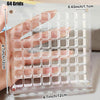 100 Grids Acrylic Magnetic Seashell Storage Display Box Beads Jewelry Nail Art Storage Box
