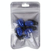 4 PCS Universal Grenade Shaped Car Tire Valve Caps(Dark Blue)