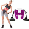 Magnet Massage Board Home Fitness Equipment Twisted Waist Disk With Drawstring, Specification: 28 x 28cm(Purple)