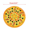 3 PCS Children Kitchen Pizza Party Fast Food Slices Cutting Pretend Play Food Toy