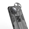 For Redmi K80 Pro Supersonic PC + TPU Holder Phone Case(Black)