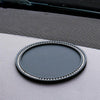 11cm Car Ornaments Anti-slip Mat High Temperature Resistant Perfume Base(Black)