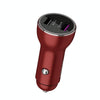 QIAKEY QK505 Dual Ports Fast Charge Car Charger(Red)